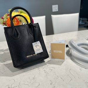 Mercer Extra-Small Pebbled Leather Crossbody Bag